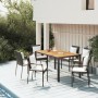 5-piece garden furniture set with black synthetic rattan cushions by vidaXL, Garden sets - Ref: Foro24-3157965, Price: 462,16...