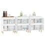 Sideboards 3 Stück weißes Sperrholz 60x35x70 cm von vidaXL, Sideboards - Ref: Foro24-3185767, Preis: 195,43 €, Rabatt: %