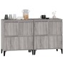 Aparadores 2 uds madera contrachapada gris Sonoma 60x35x70 cm de vidaXL, Aparadores - Ref: Foro24-3185765, Precio: 148,82 €, ...