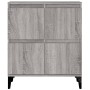 Aparadores 2 uds madera contrachapada gris Sonoma 60x35x70 cm de vidaXL, Aparadores - Ref: Foro24-3185765, Precio: 148,82 €, ...