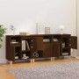 Sideboards 3 Stück Eichenbraunes Sperrholz 60x35x70 cm von vidaXL, Sideboards - Ref: Foro24-3185742, Preis: 163,54 €, Rabatt: %