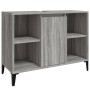 Set de muebles de baño 3 pzas madera contrachapada gris sonoma de vidaXL, Muebles de baño - Ref: Foro24-3185627, Precio: 199,...