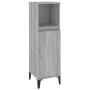 Set de muebles de baño 3 pzas madera contrachapada gris sonoma de vidaXL, Muebles de baño - Ref: Foro24-3185627, Precio: 199,...