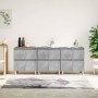 Sideboards 3 Stück betongraues Sperrholz 60x35x70 cm von vidaXL, Sideboards - Ref: Foro24-3185771, Preis: 166,91 €, Rabatt: %