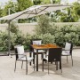 5-piece garden furniture set with black synthetic rattan cushions by vidaXL, Garden sets - Ref: Foro24-3184988, Price: 380,59...