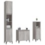 Sonoma gray plywood 3-piece bathroom furniture set by vidaXL, Bathroom furniture - Ref: Foro24-3185595, Price: 185,08 €, Disc...