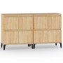 Sideboards 2 Stück Sperrholz Sonoma Eiche 60x35x70 cm von vidaXL, Sideboards - Ref: Foro24-3185762, Preis: 116,85 €, Rabatt: %