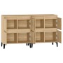 Aparadores 2 uds madera contrachapada roble Sonoma 60x35x70 cm de vidaXL, Aparadores - Ref: Foro24-3185762, Precio: 116,85 €,...