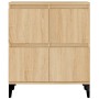 Sideboards 2 units plywood oak Sonoma 60x35x70 cm by vidaXL, Sideboards - Ref: Foro24-3185762, Price: 116,99 €, Discount: %