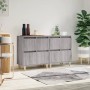 Sideboards 2 Stück Sperrholz Sonoma grau 60x35x70 cm von vidaXL, Sideboards - Ref: Foro24-3185757, Preis: 114,15 €, Rabatt: %