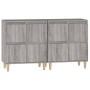 Display cabinets 2 units plywood gray Sonoma 60x35x70 cm by vidaXL, Sideboards - Ref: Foro24-3185757, Price: 114,15 €, Discou...