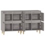 Display cabinets 2 units plywood gray Sonoma 60x35x70 cm by vidaXL, Sideboards - Ref: Foro24-3185757, Price: 114,15 €, Discou...