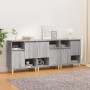 Sideboards 3 Stück Sperrholz Sonoma grau 60x35x70 cm von vidaXL, Sideboards - Ref: Foro24-3185741, Preis: 196,08 €, Rabatt: %