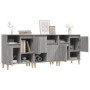 Sideboards 3 Stück Sperrholz Sonoma grau 60x35x70 cm von vidaXL, Sideboards - Ref: Foro24-3185741, Preis: 195,74 €, Rabatt: %