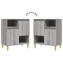 Sideboards 3 Stück Sperrholz Sonoma grau 60x35x70 cm von vidaXL, Sideboards - Ref: Foro24-3185741, Preis: 195,74 €, Rabatt: %