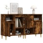 Sideboards 2 units smoked oak plywood 60x35x70 cm by vidaXL, Sideboards - Ref: Foro24-3185724, Price: 126,30 €, Discount: %