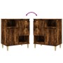 Aparadores 2 uds madera contrachapada roble ahumado 60x35x70 cm de vidaXL, Aparadores - Ref: Foro24-3185724, Precio: 126,99 €...