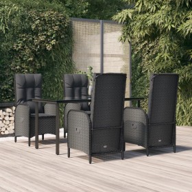 5-piece garden furniture set with black synthetic rattan cushions by vidaXL, Garden sets - Ref: Foro24-3185191, Price: 719,99...