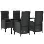 5-piece garden furniture set with black synthetic rattan cushions by vidaXL, Garden sets - Ref: Foro24-3185191, Price: 825,86...