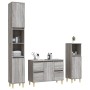 Set de muebles de baño 3 pzas madera contrachapada gris sonoma de vidaXL, Muebles de baño - Ref: Foro24-3185603, Precio: 226,...