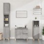 Sonoma gray plywood 3-piece bathroom furniture set by vidaXL, Bathroom furniture - Ref: Foro24-3185541, Price: 199,71 €, Disc...