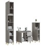 Sonoma gray plywood 3-piece bathroom furniture set by vidaXL, Bathroom furniture - Ref: Foro24-3185541, Price: 199,71 €, Disc...