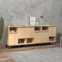 Aparadores 3 uds madera contrachapada roble Sonoma 60x35x70 cm de vidaXL, Aparadores - Ref: Foro24-3185746, Precio: 237,89 €,...