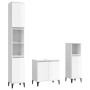 3-piece glossy white plywood bathroom furniture set by vidaXL, Bathroom furniture - Ref: Foro24-3185591, Price: 217,50 €, Dis...