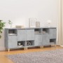 Sideboards 3 Stück betongraues Sperrholz 60x35x70 cm von vidaXL, Sideboards - Ref: Foro24-3185739, Preis: 208,88 €, Rabatt: %