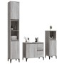 Set de muebles de baño 3 pzas madera contrachapada gris sonoma de vidaXL, Muebles de baño - Ref: Foro24-3185549, Precio: 207,...