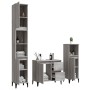 3-teiliges Badmöbel-Set Sonoma graues Sperrholz von vidaXL, Badezimmermöbel - Ref: Foro24-3185549, Preis: 207,55 €, Rabatt: %