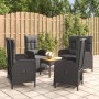 5-piece garden furniture set with black synthetic rattan cushions by vidaXL, Garden sets - Ref: Foro24-3185090, Price: 631,52...