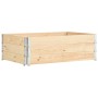 Caja de palés 3 unidades madera maciza de pino 50x150 cm de vidaXL, Plataformas de carga y palés - Ref: Foro24-310055, Precio...