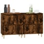 Sideboards 2 units smoked oak plywood 60x35x70 cm by vidaXL, Sideboards - Ref: Foro24-3185756, Price: 127,70 €, Discount: %