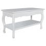 White 2-level MDF coffee table by vidaXL, Coffee table - Ref: Foro24-60629, Price: 131,41 €, Discount: %