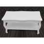 White 2-level MDF coffee table by vidaXL, Coffee table - Ref: Foro24-60629, Price: 131,41 €, Discount: %