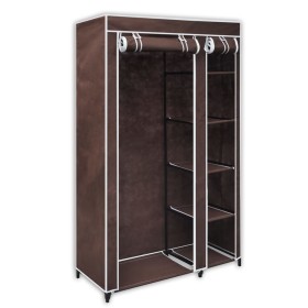 Kleiderschrank aus braunem Stoff von vidaXL, Kleiderschränke - Ref: Foro24-60721, Preis: 48,28 €, Rabatt: %