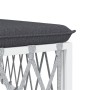 4-piece garden furniture set and white steel cushions by vidaXL, Garden sets - Ref: Foro24-3186818, Price: 295,75 €, Discount: %