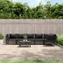 7-teiliges Gartenmöbel-Set mit anthrazitfarbenen Stahlkissen von vidaXL, Gartensets - Ref: Foro24-3186879, Preis: 561,97 €, R...