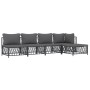 Garden furniture set 5 pieces and anthracite gray steel cushions by vidaXL, Garden sets - Ref: Foro24-3186857, Price: 380,21 ...