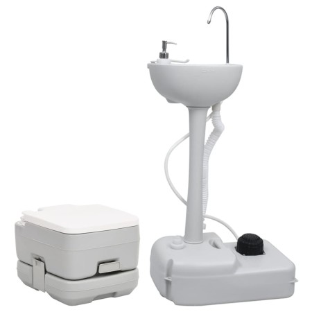 Portable Camping Basin Toilet Set by vidaXL, Camping and hiking - Ref: Foro24-3186667, Price: 195,21 €, Discount: %