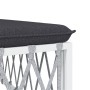 6-piece garden furniture set and white steel cushions by vidaXL, Garden sets - Ref: Foro24-3186866, Price: 420,08 €, Discount: %