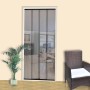 Black Polyester Insect Door Screen x4 220x100 cm by vidaXL, Mosquito nets for windows - Ref: Foro24-141127, Price: 23,21 €, D...