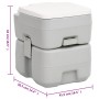 Toilet set with sink and portable water tank for camping by vidaXL, Camping and hiking - Ref: Foro24-3186673, Price: 344,25 €...