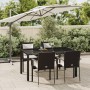 5-piece garden furniture set with black synthetic rattan cushions by vidaXL, Garden sets - Ref: Foro24-3184977, Price: 405,35...