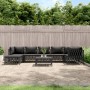 8-teiliges Gartenmöbel-Set mit anthrazitfarbenen Stahlkissen von vidaXL, Gartensets - Ref: Foro24-3186899, Preis: 619,85 €, R...