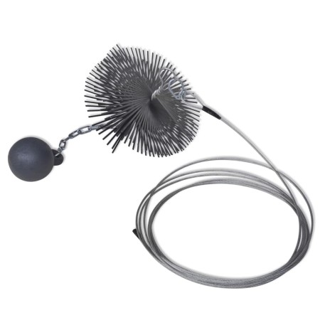 Round chimney cleaner brush, 20 cm diameter by vidaXL, Chimney sweep - Ref: Foro24-141272, Price: 36,25 €, Discount: %