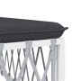 5-piece garden furniture set and white steel cushions by vidaXL, Garden sets - Ref: Foro24-3186882, Price: 335,76 €, Discount: %