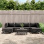 7-piece garden furniture set with anthracite steel cushions by vidaXL, Garden sets - Ref: Foro24-3186903, Price: 502,82 €, Di...