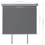 Multifunktionale Balkon-Seitenmarkise 150x200 cm grau von vidaXL, Sonnenschirme - Ref: Foro24-143716, Preis: 99,90 €, Rabatt: %